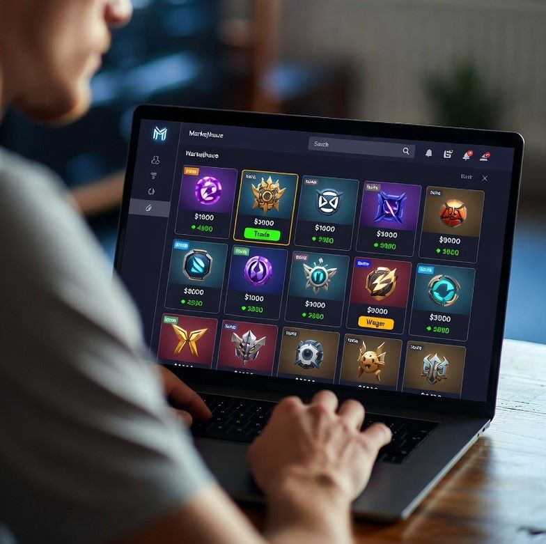 wagering on a laptop